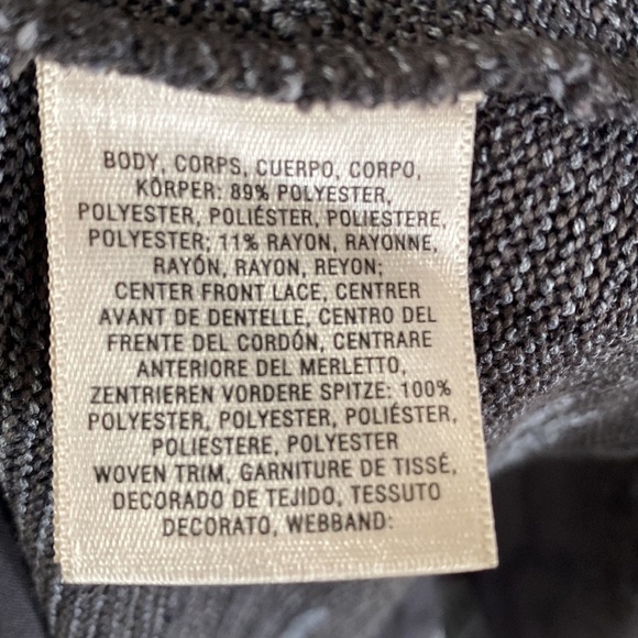 Gray Anthro Meadow Rue Greylace Popover Blouse, Size SP - Picture 7 of 10